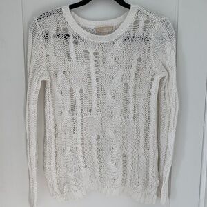 Michael Kors Knit Long Sleeve Top - Small